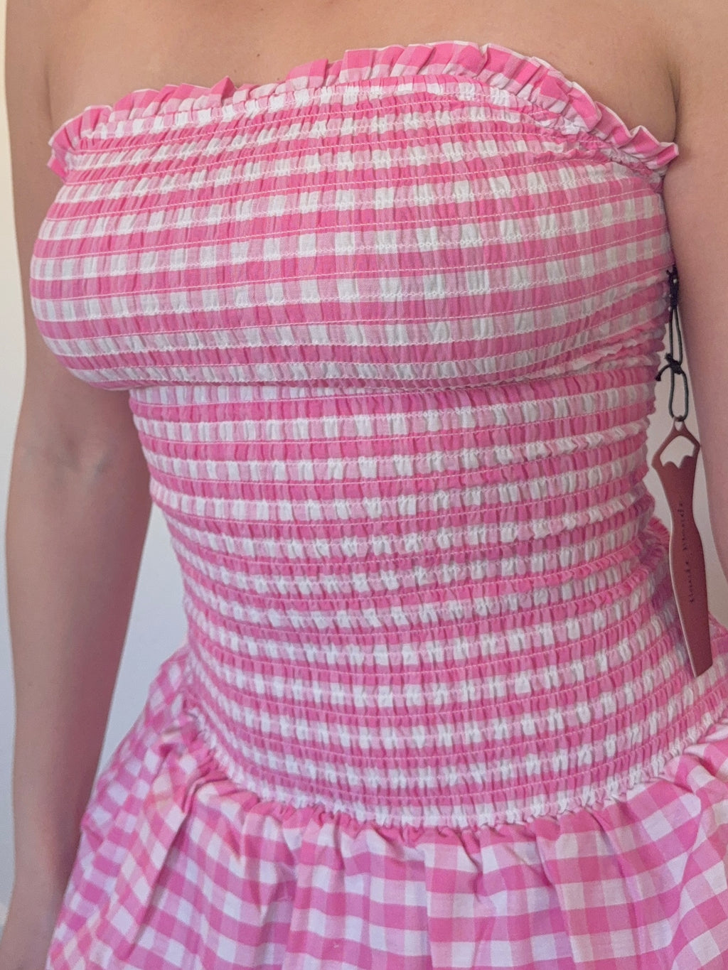 Mini Checkered Dress