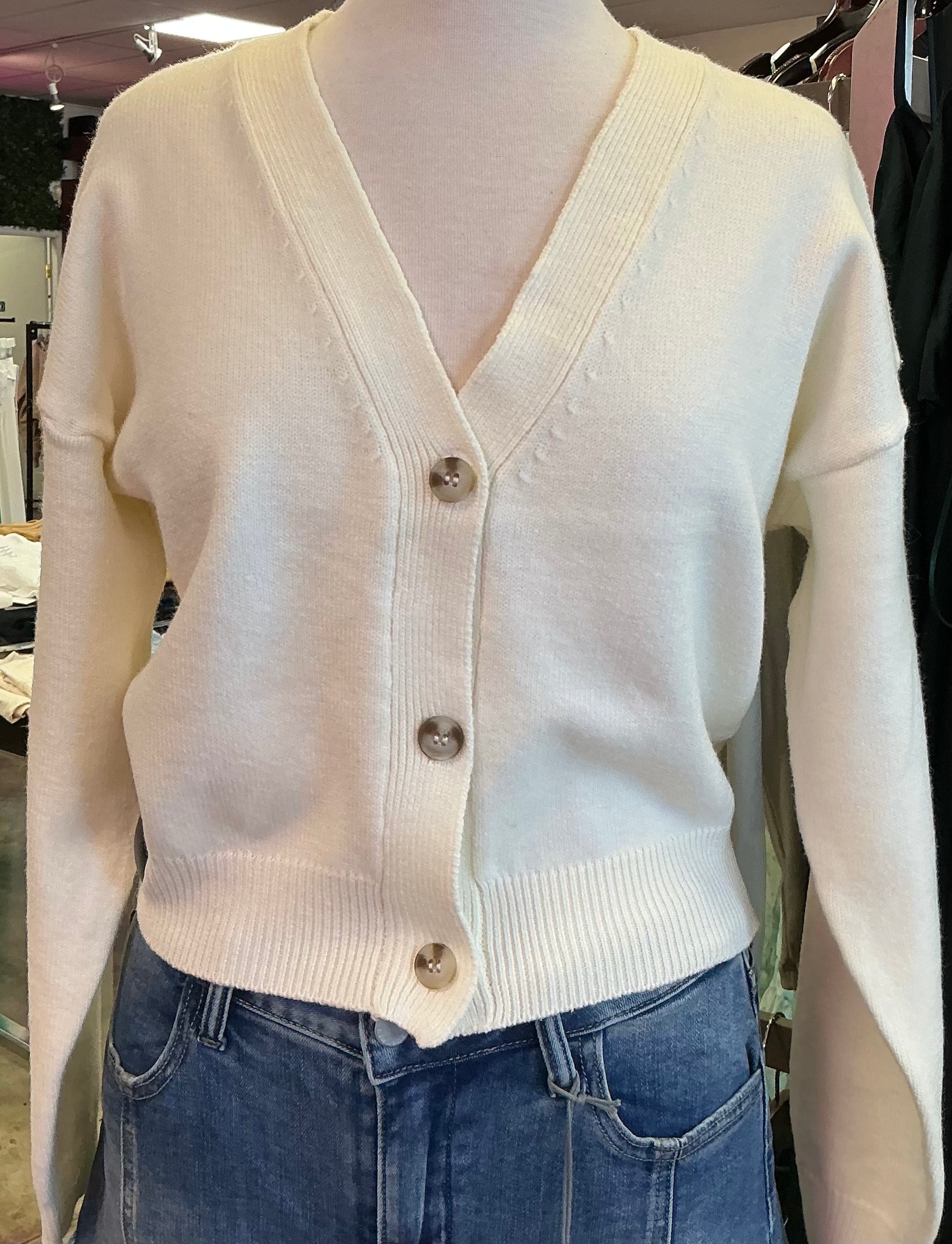 Emma Button Up Cardigan