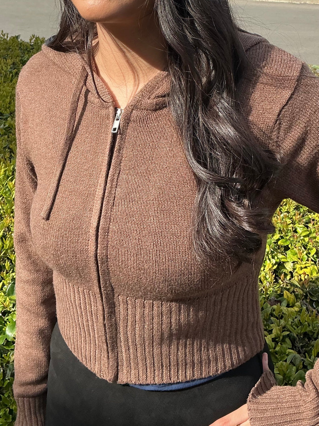 Daisy cozy zipper sweater