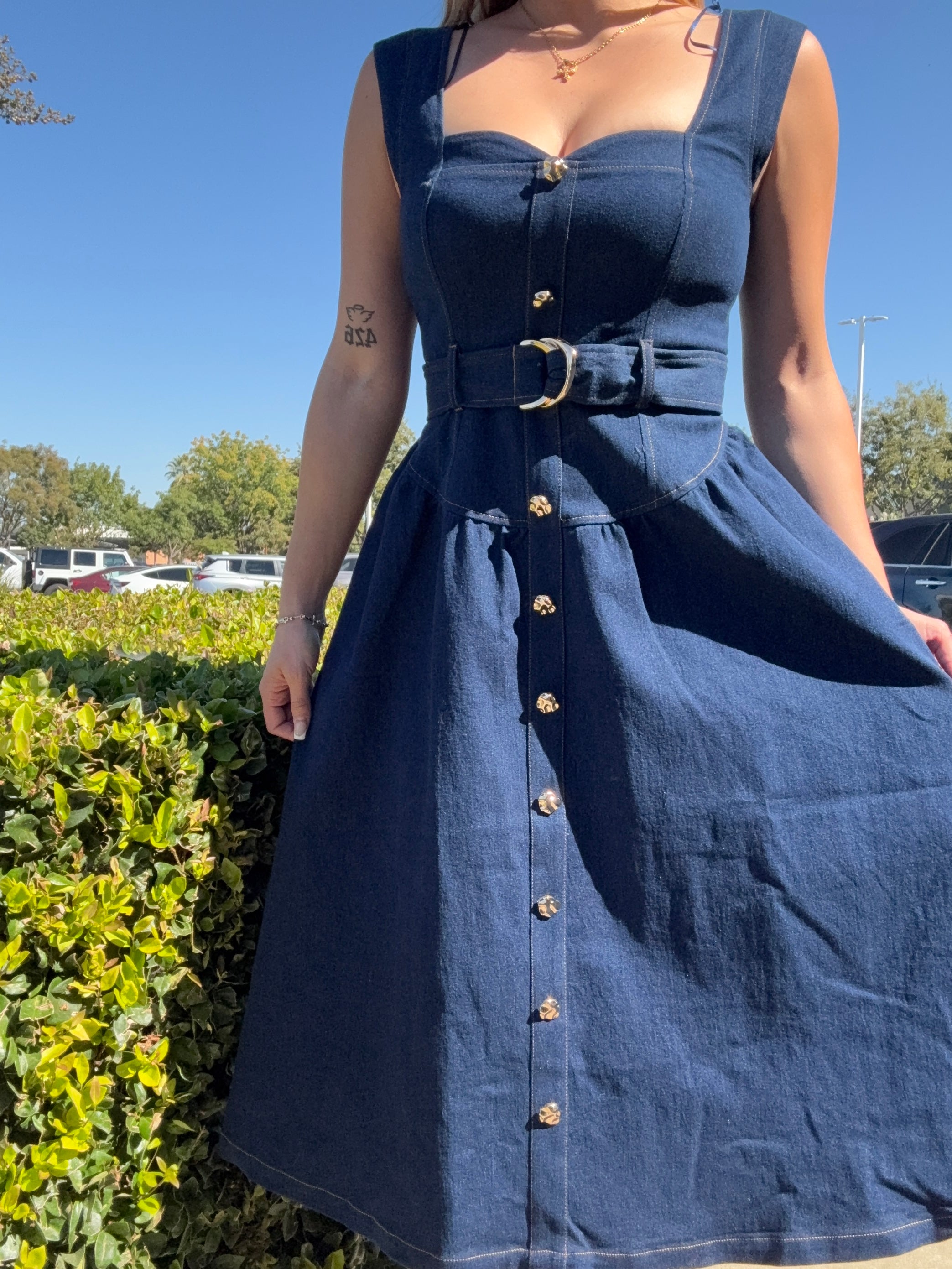 JAZZY DENIM DRESS