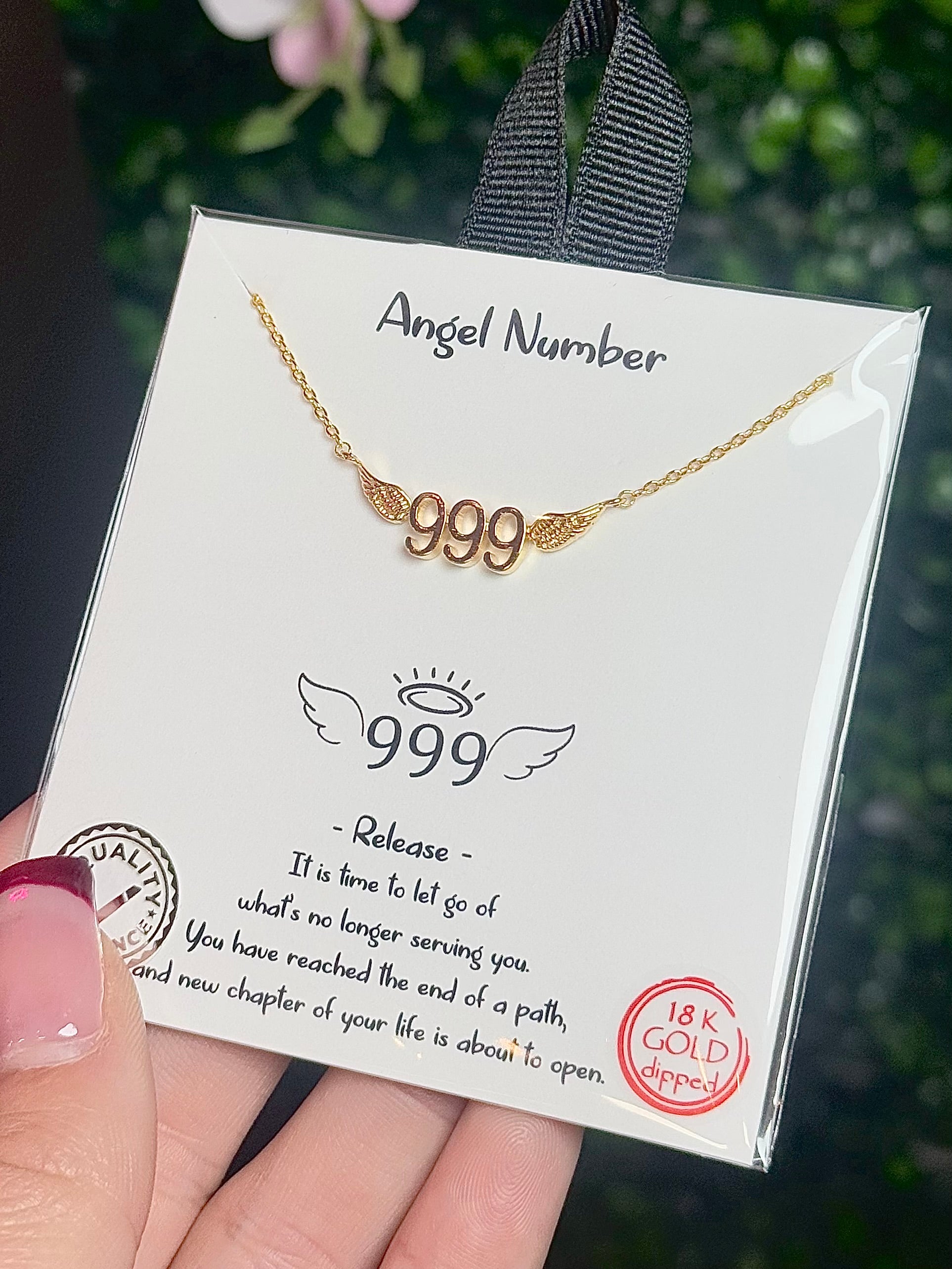 ANGEL NUMBER NECKLACE