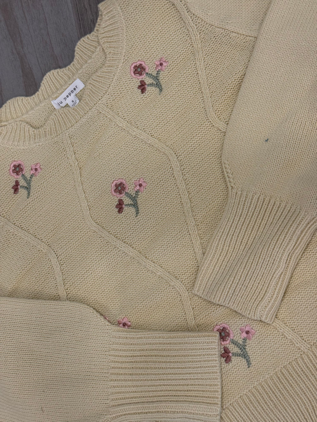 Flower Girl Knit Top