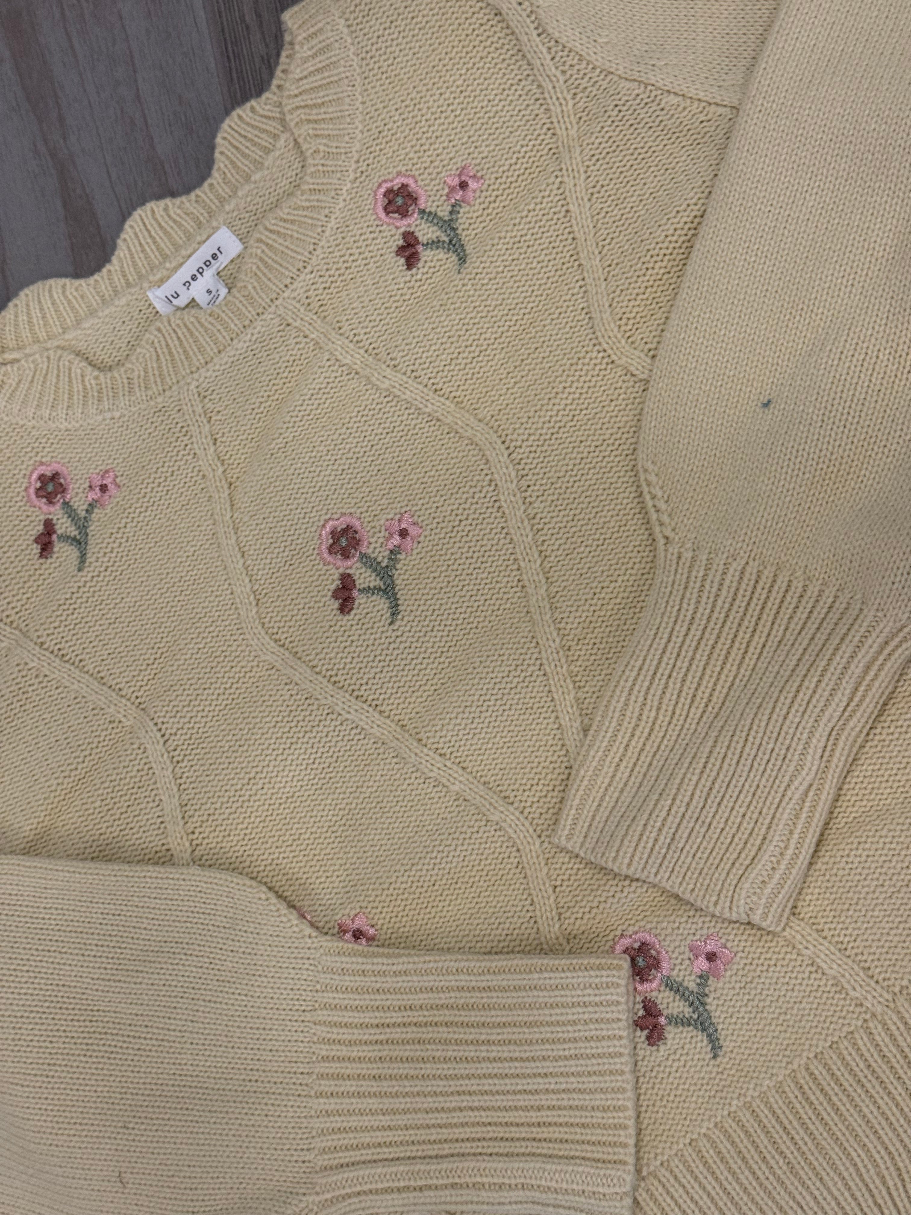 Flower Girl Knit Top