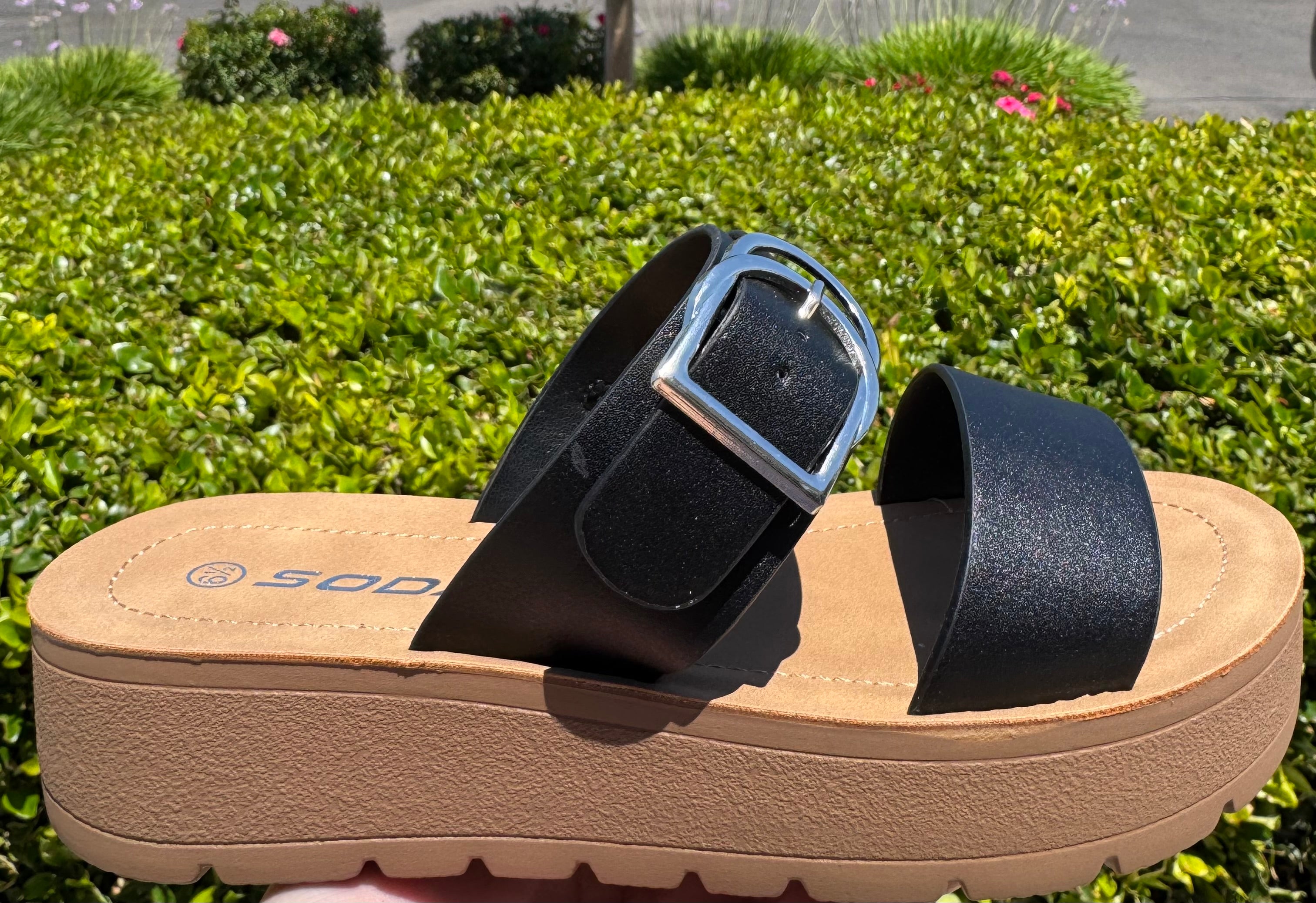 Double Strap Platform Sandal