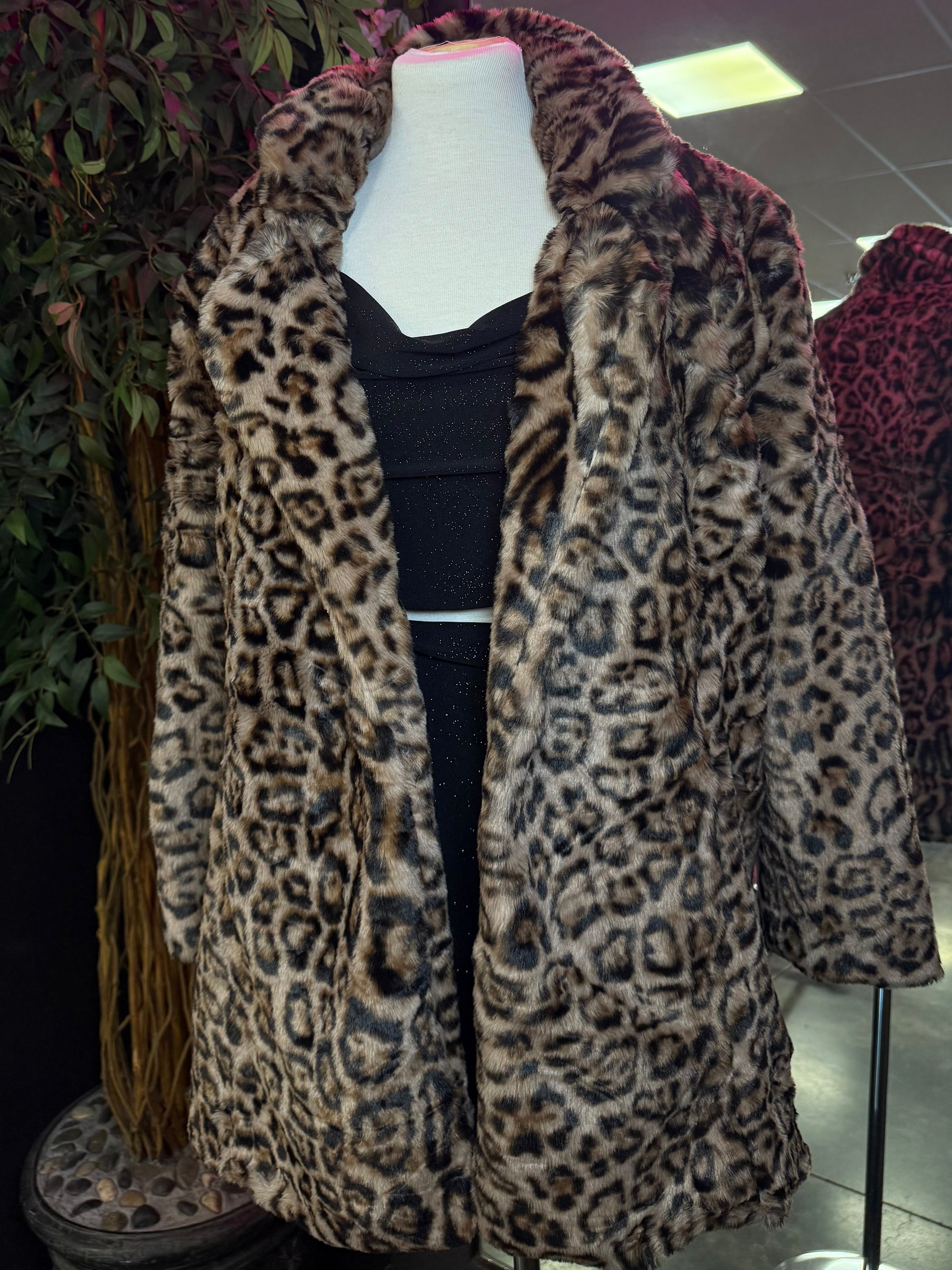 Leopard Print Coat