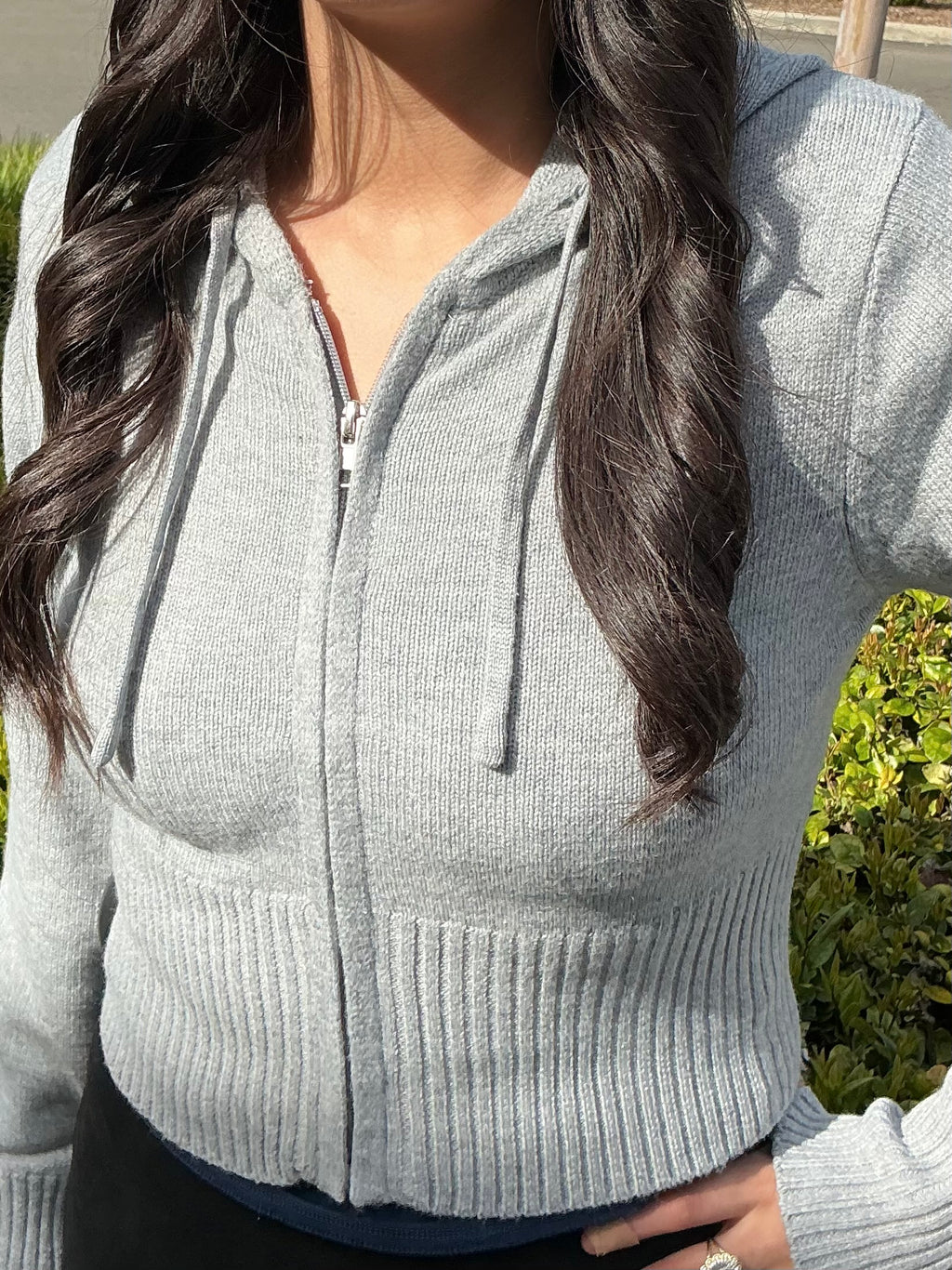 Daisy cozy zipper sweater