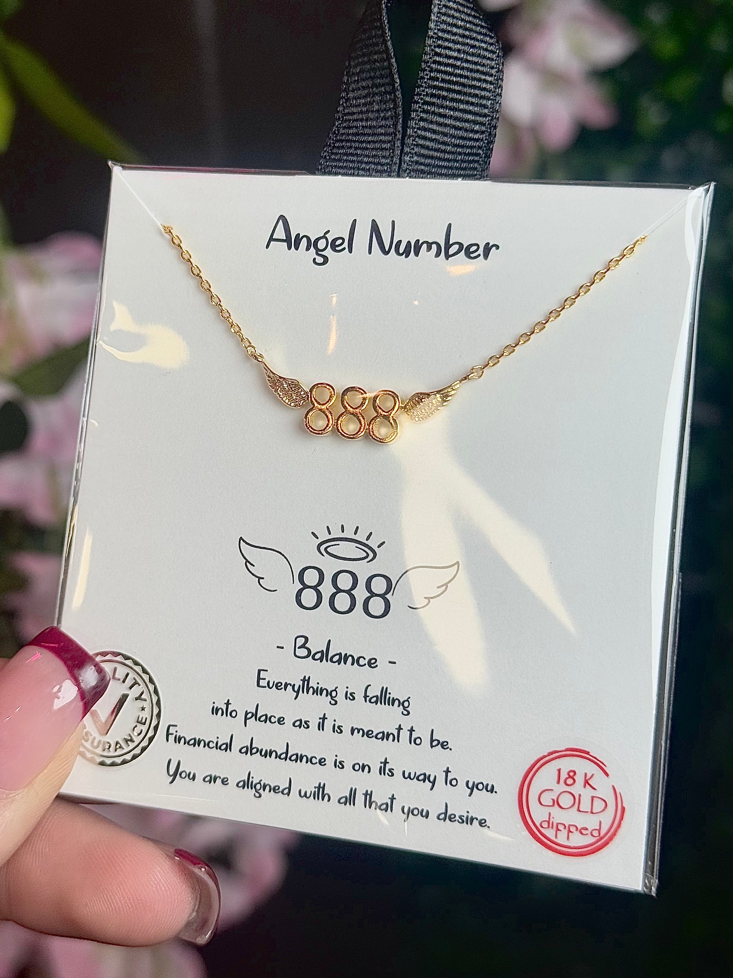 ANGEL NUMBER NECKLACE
