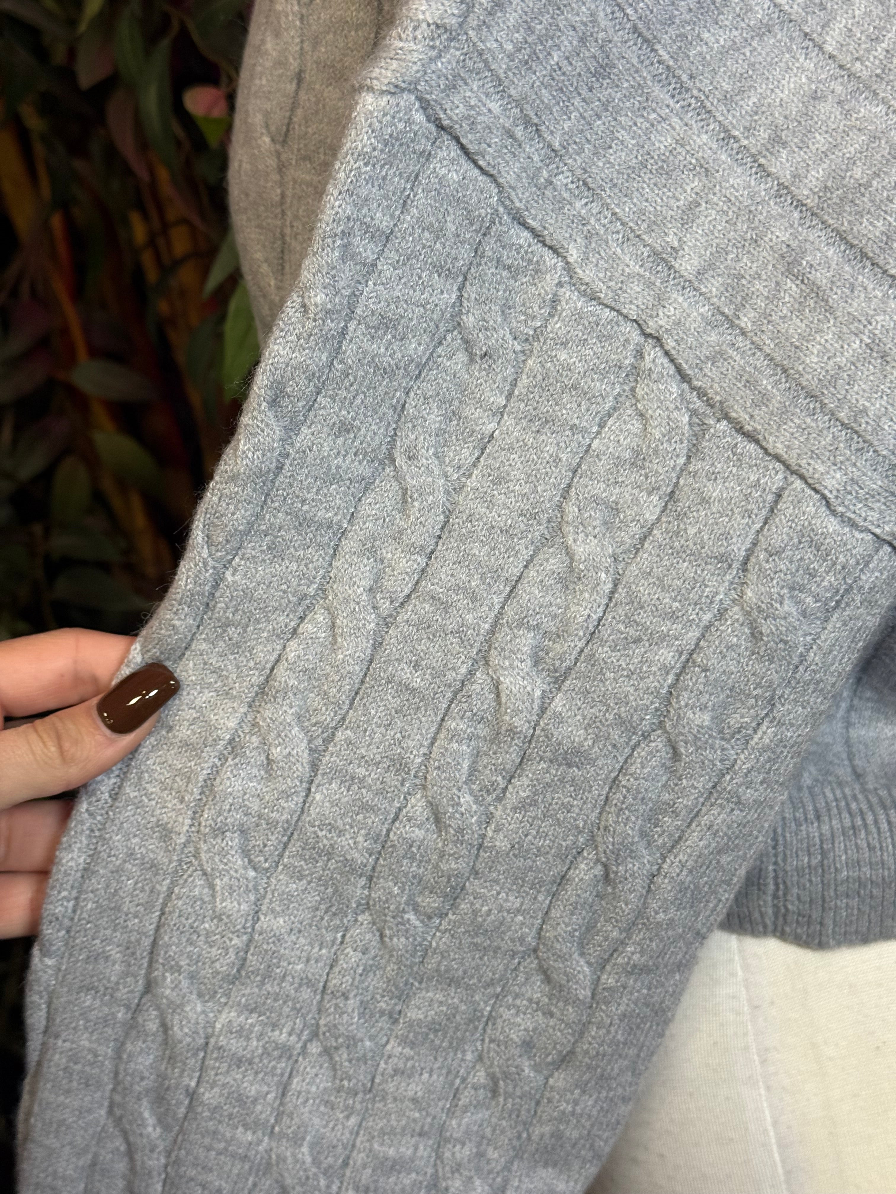 Macy V Neck Knit Sweater