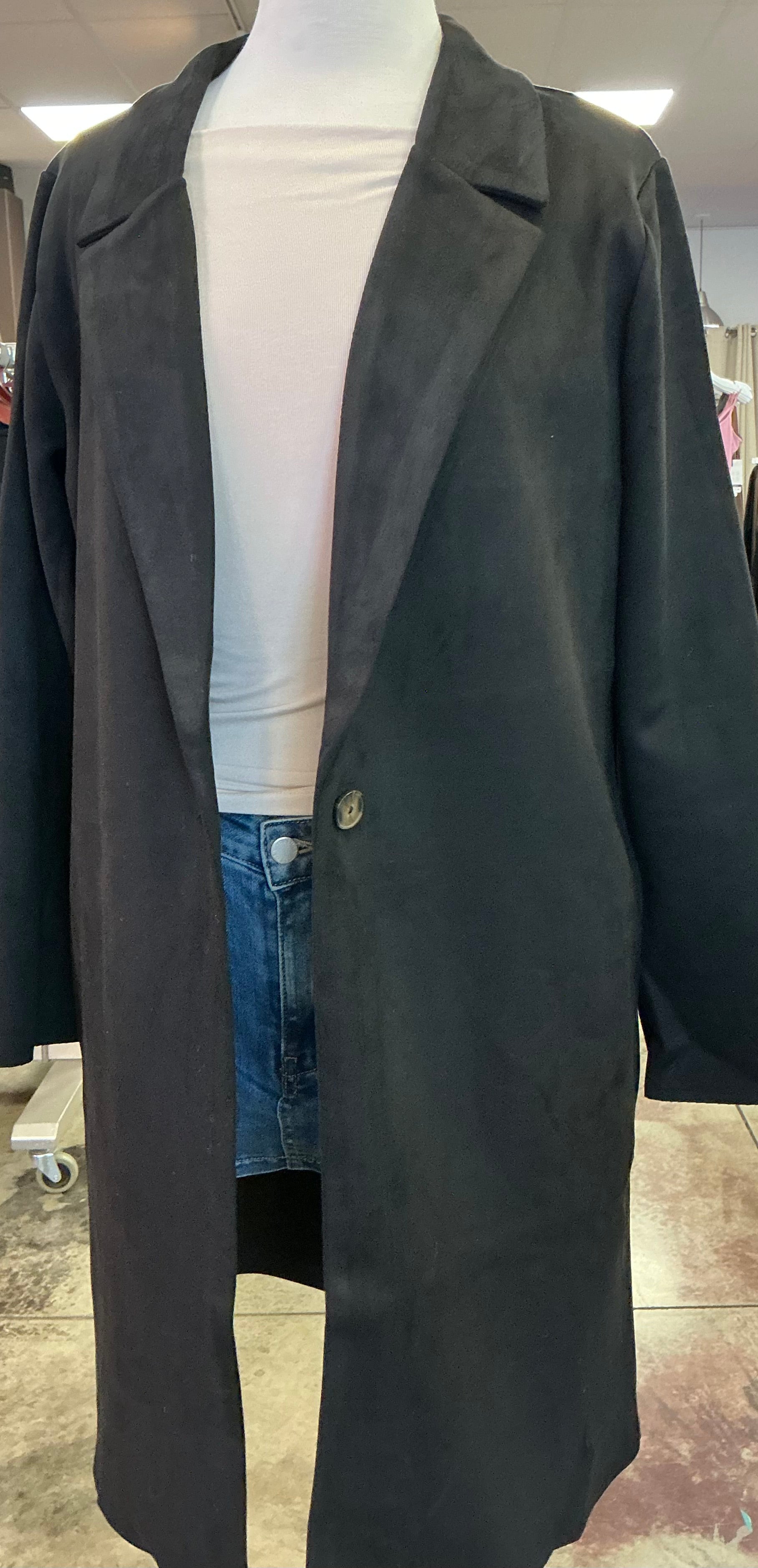 Lizzy Long Suede Coat