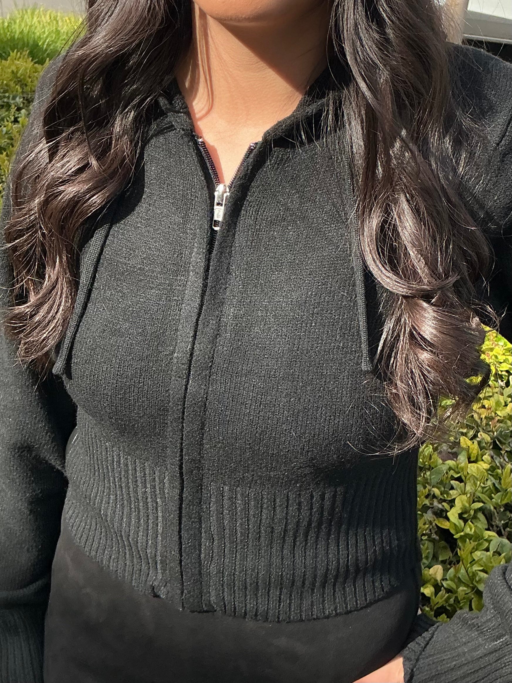 Daisy cozy zipper sweater