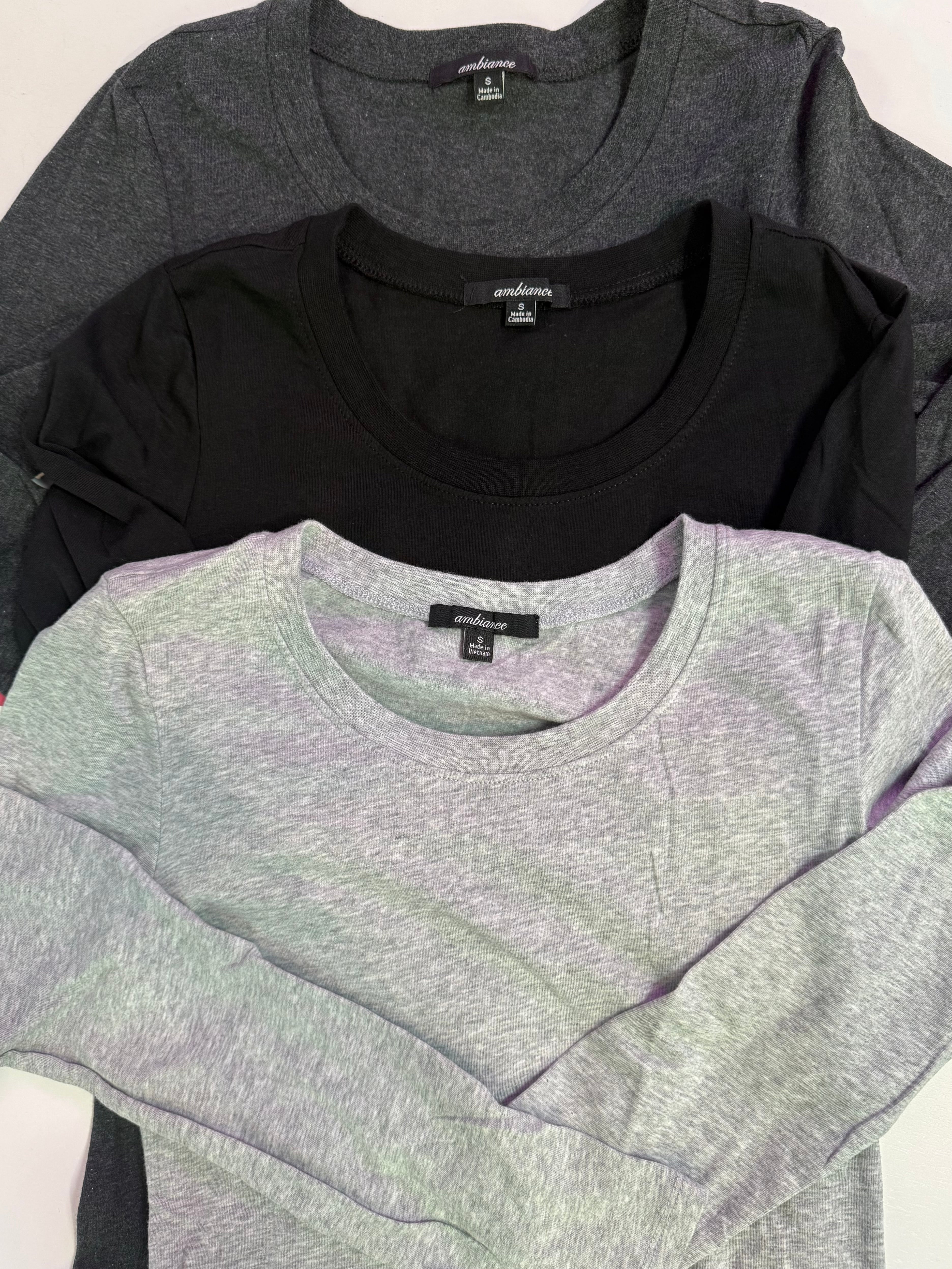 Blush Basic Long Sleeves