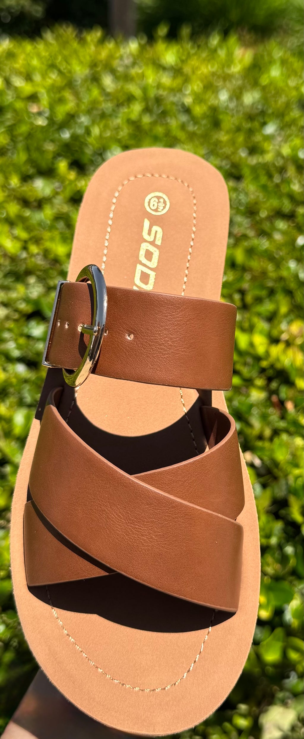 Crisscross Platformed Sandal