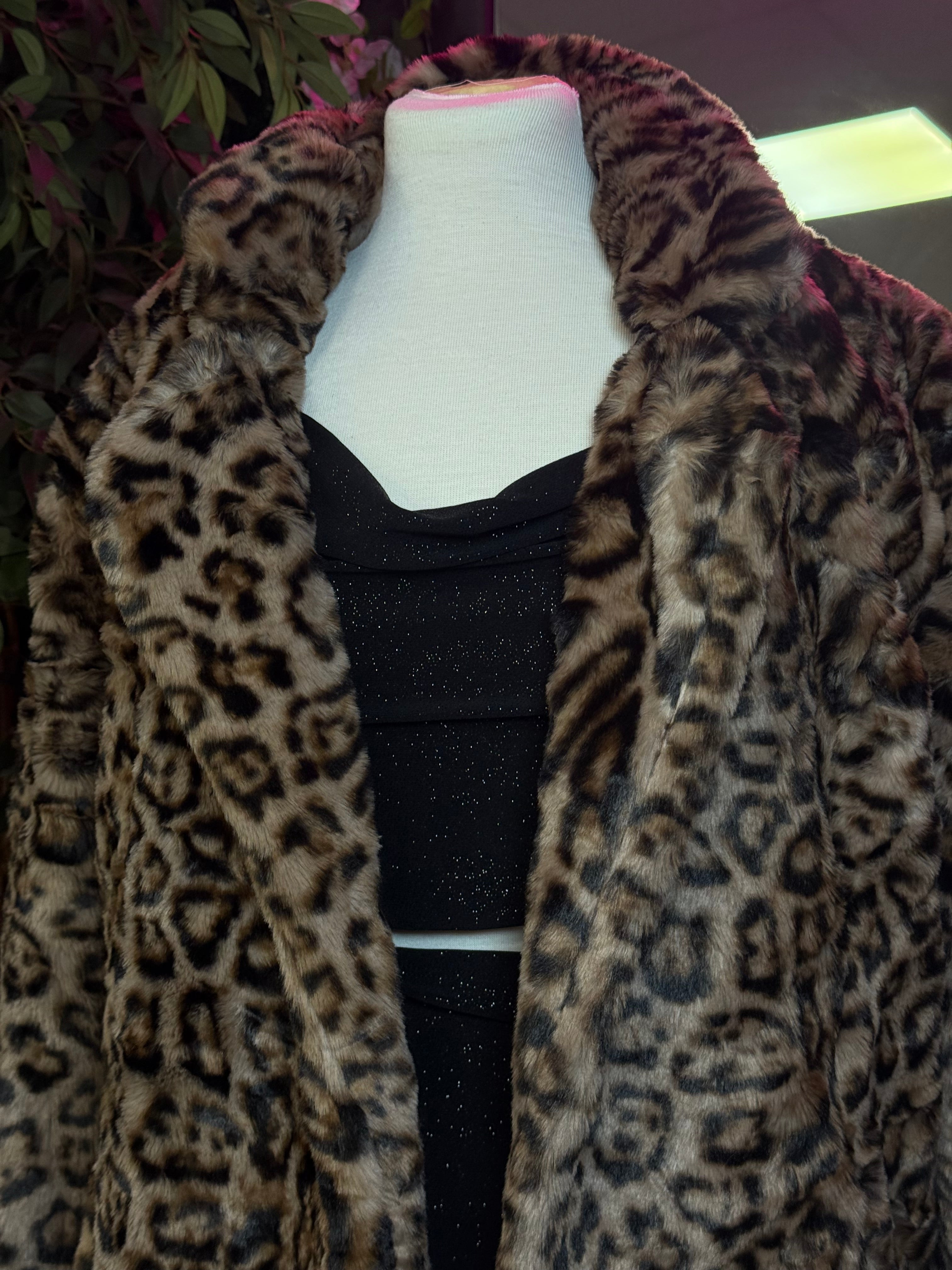 Leopard Print Coat