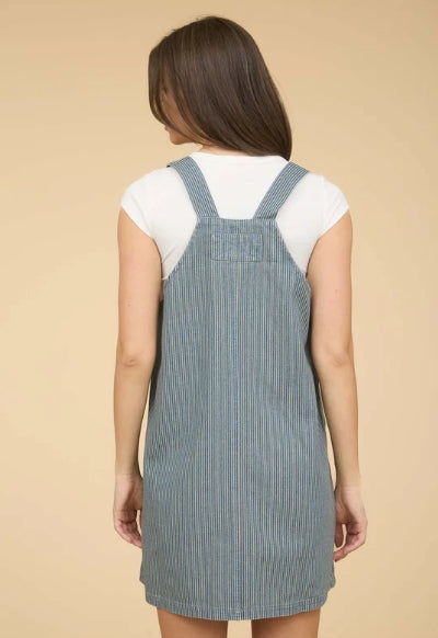 ELA STRIPED OVERALLS