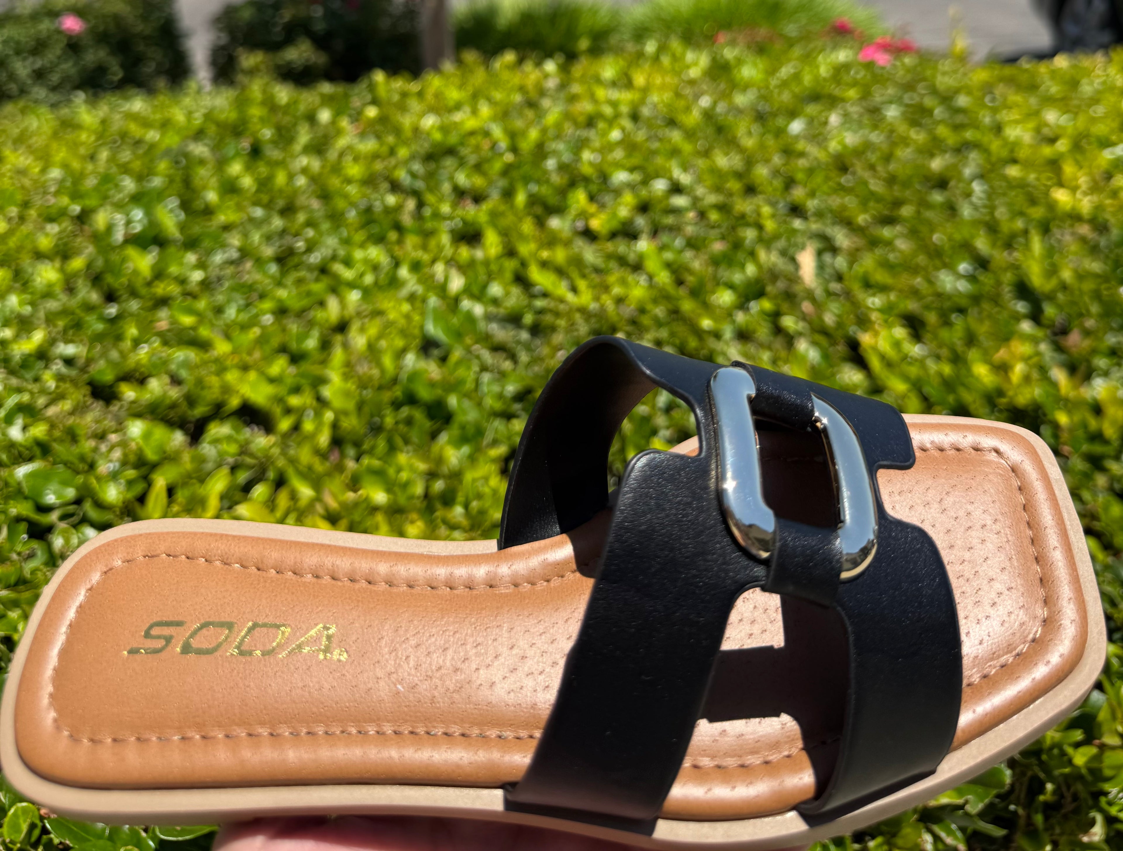 Kenzie Golden Charm Sandal