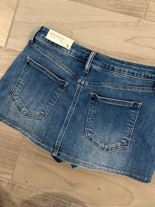Brit Denim Skirt
