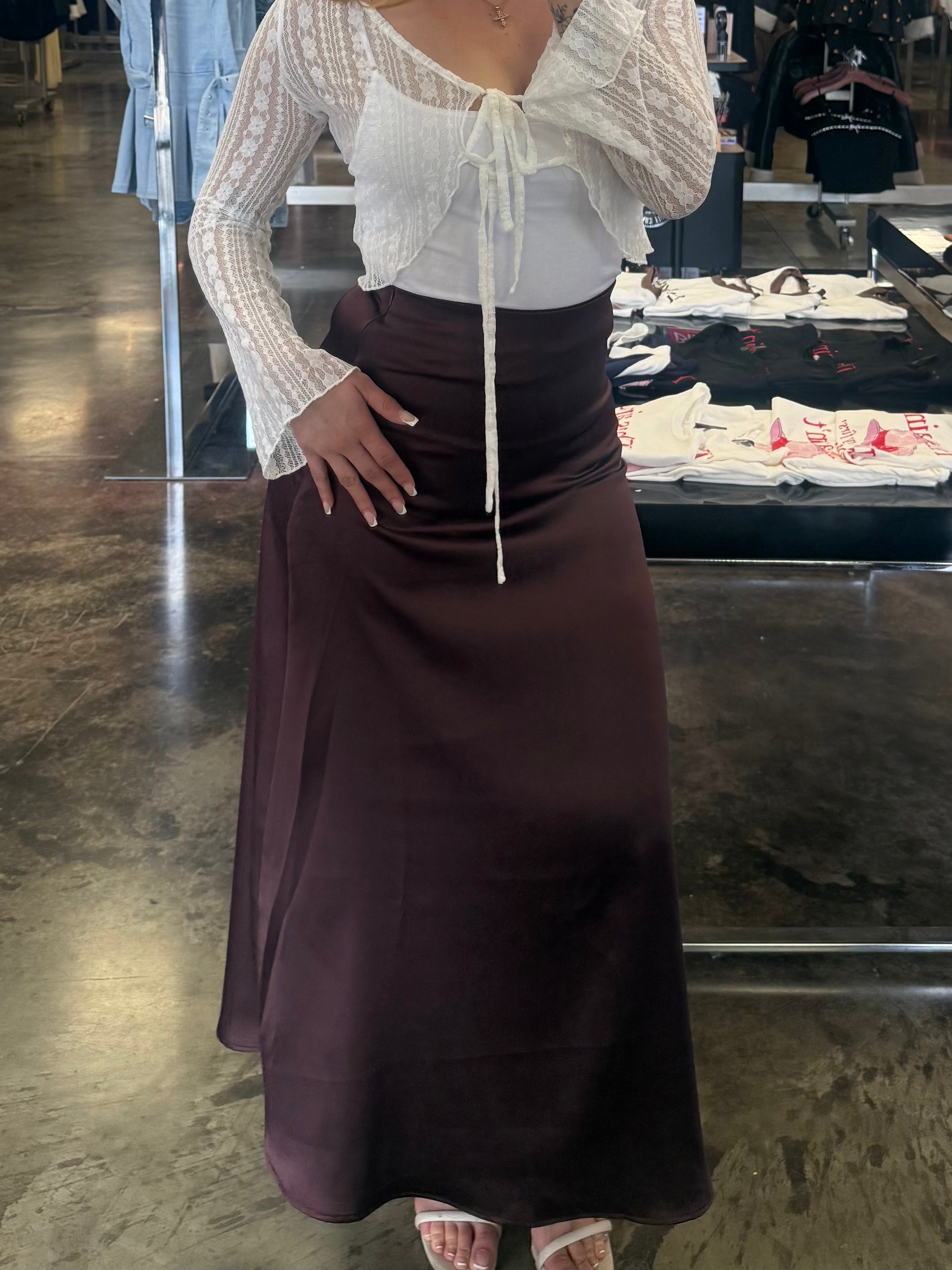 Nayla Silk Skirt