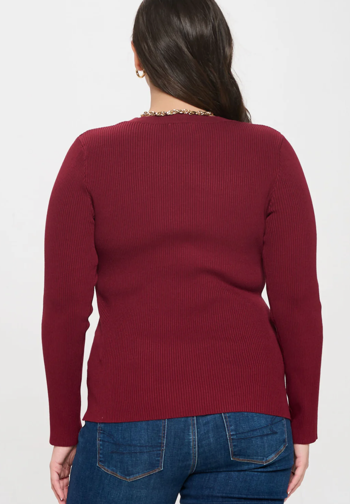 Dandy CREWNECK  SWEATER KNIT  PLUS SIZE*