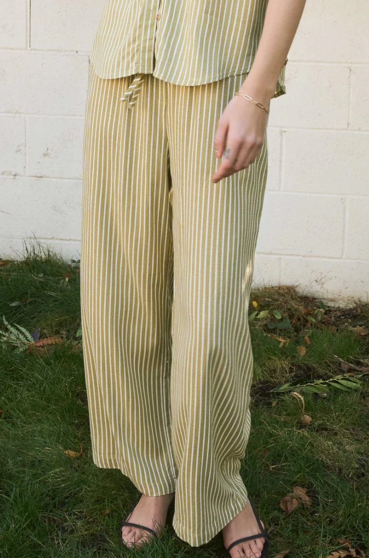 Plus Stripe Pants