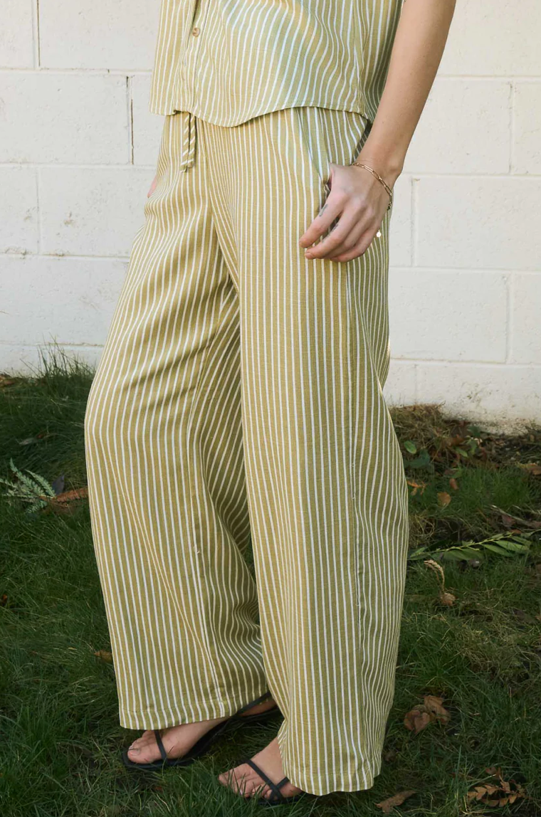 Plus Stripe Pants