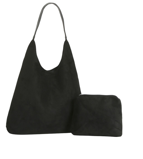 2In1 Smooth Shoulder Hobo Bag W Pouch