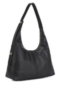 Plain Textured Shoulder Bag
