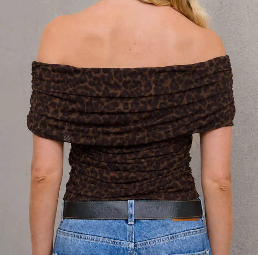 Mayla Cheetah Top