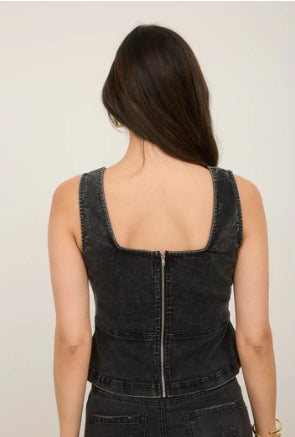 Shadow Lace Corset Tank