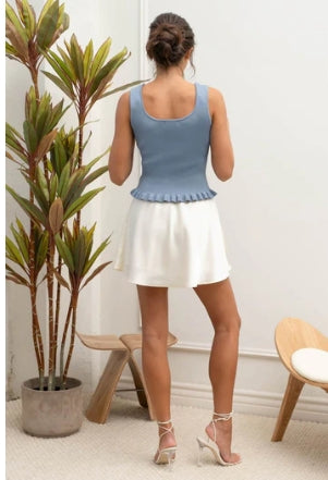 KNIT CHARM TOP