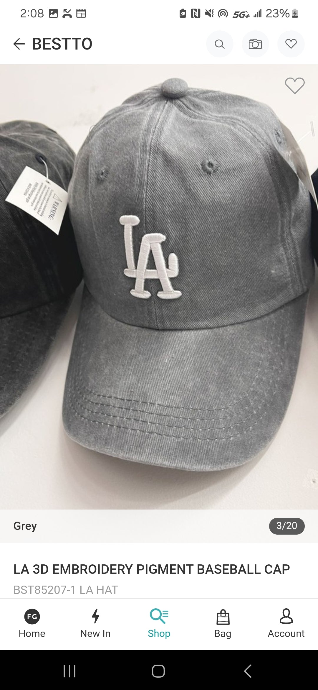 LA Baseball hats