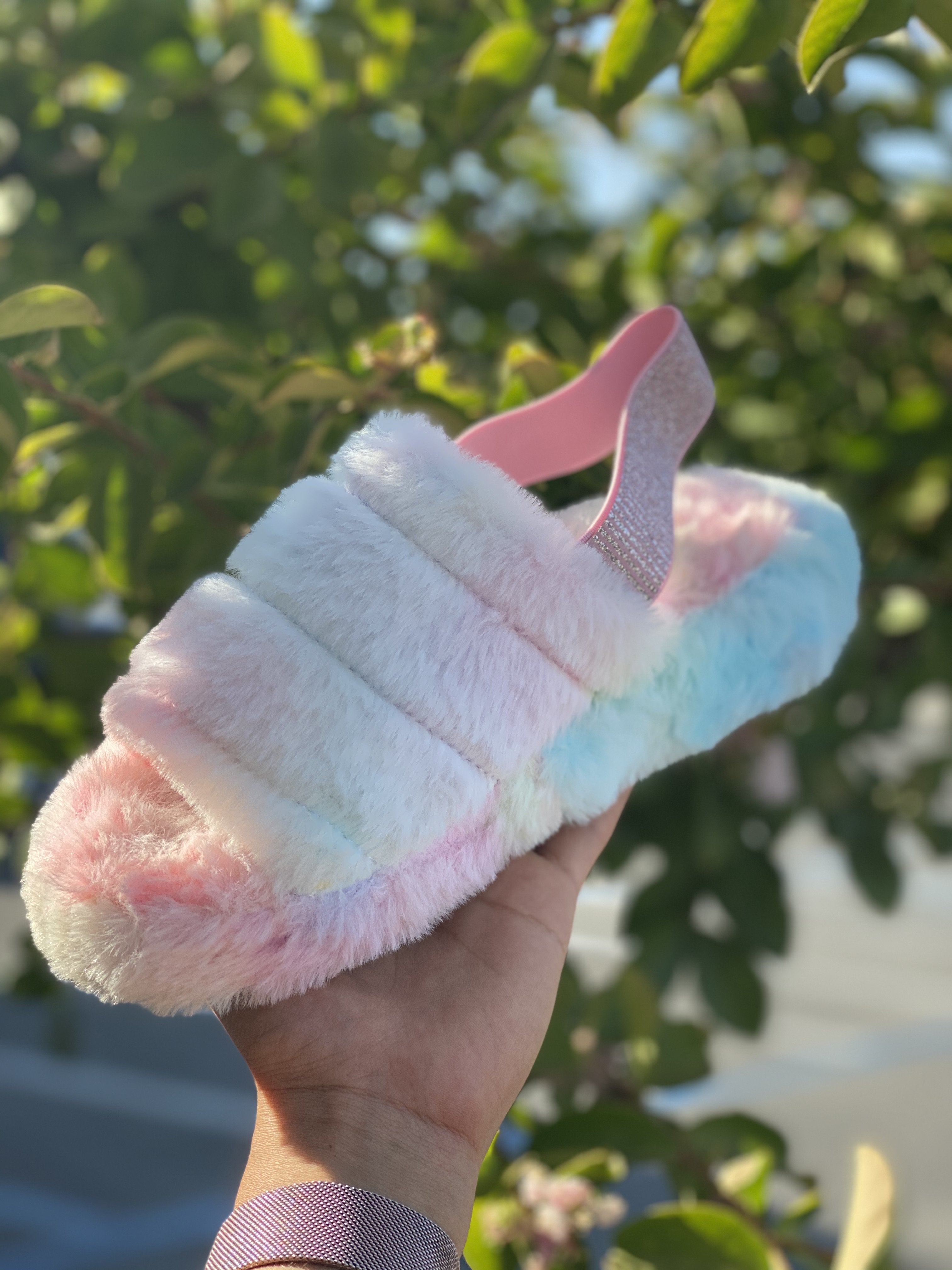 Fluffy sandals * unicorns 🦄