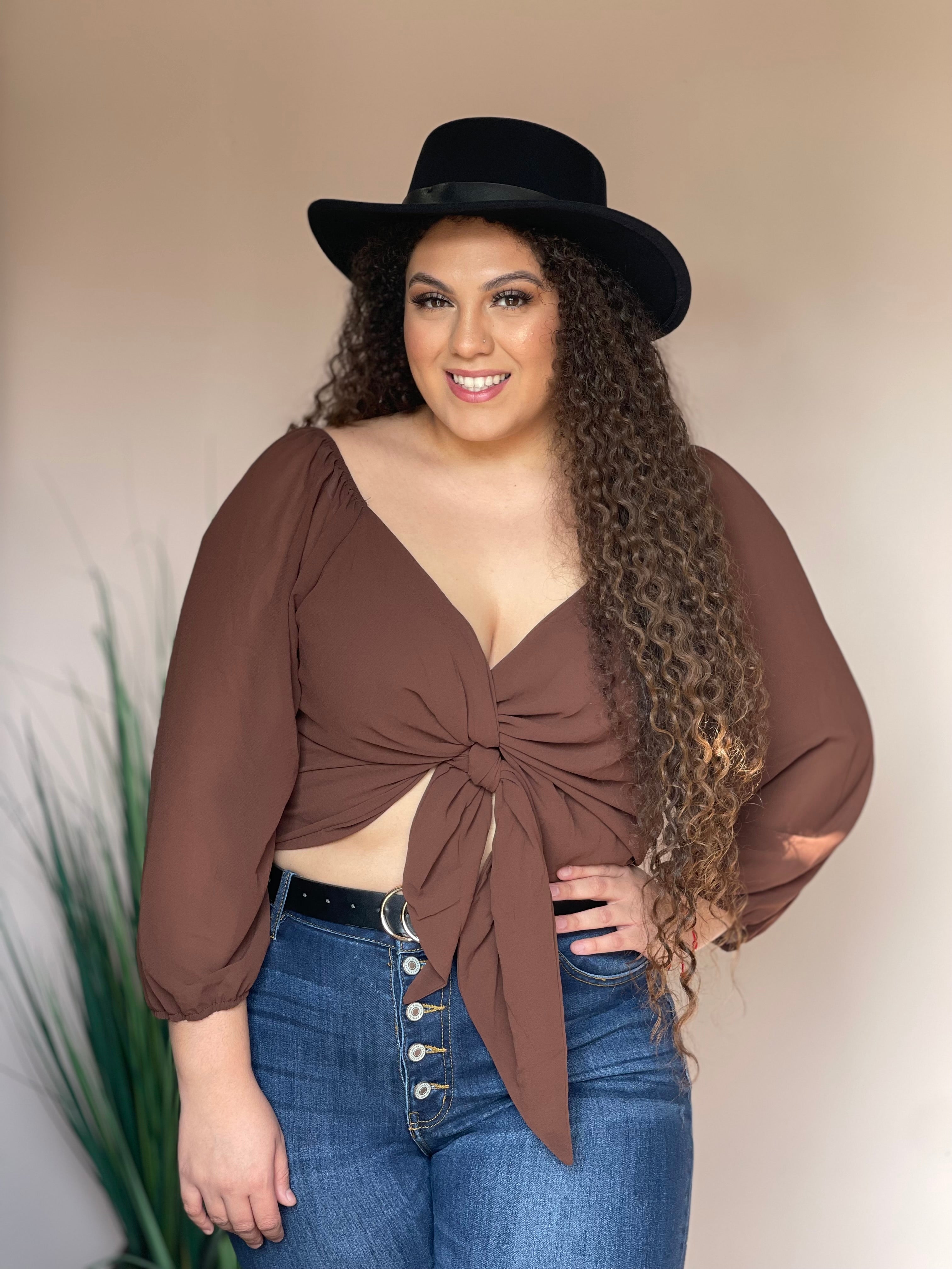Annette Top *Brown