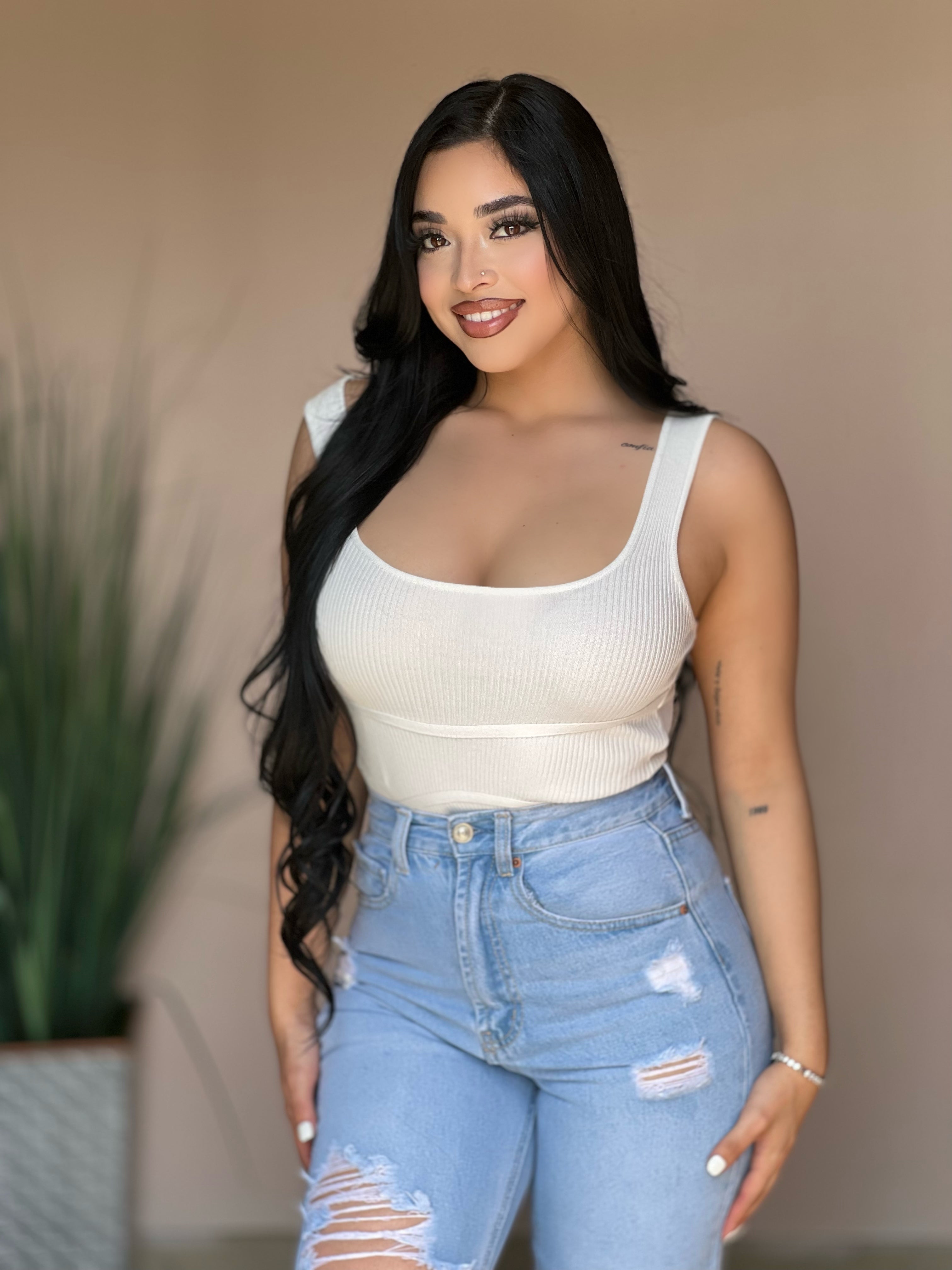 Brandy Bodysuit *White